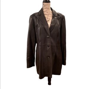 Classic Jones New York Leather Jacket